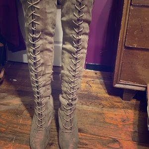 Thigh high boots